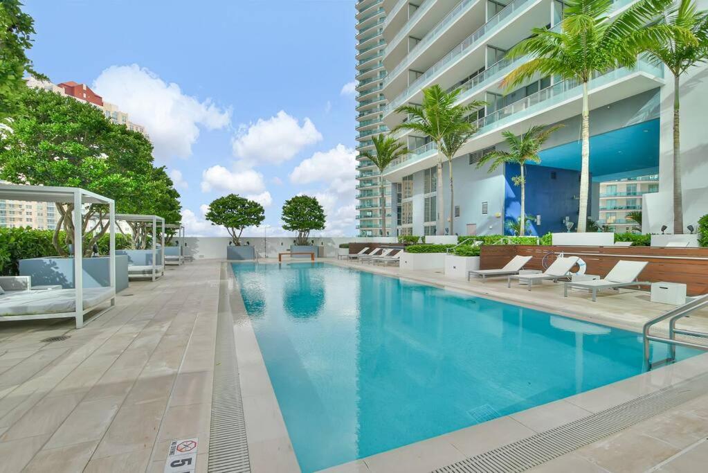 Lovely Upscale Condo Gorgeous View 2Bd 2Bath In Brickell Miami Exterior foto